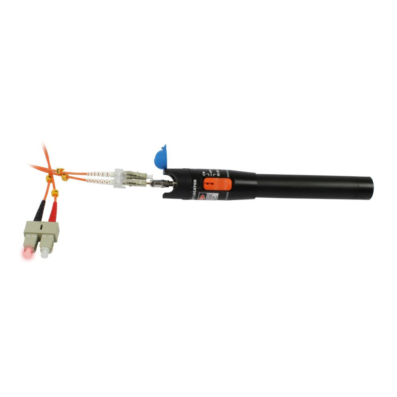 LWL Fiber Checker/Tester, Laser Light, VFL for SM/MM for 1.25/2.5mm Ferrules, up to approx. 10km, Tester, Synergy 21,