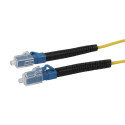 LWL-1-Faser-Patchk. 0.20mtr.LC-LC, 9/125u, OS2, G657A2, AD2mm, flexible Knickschutztülle, Synergy21. 
