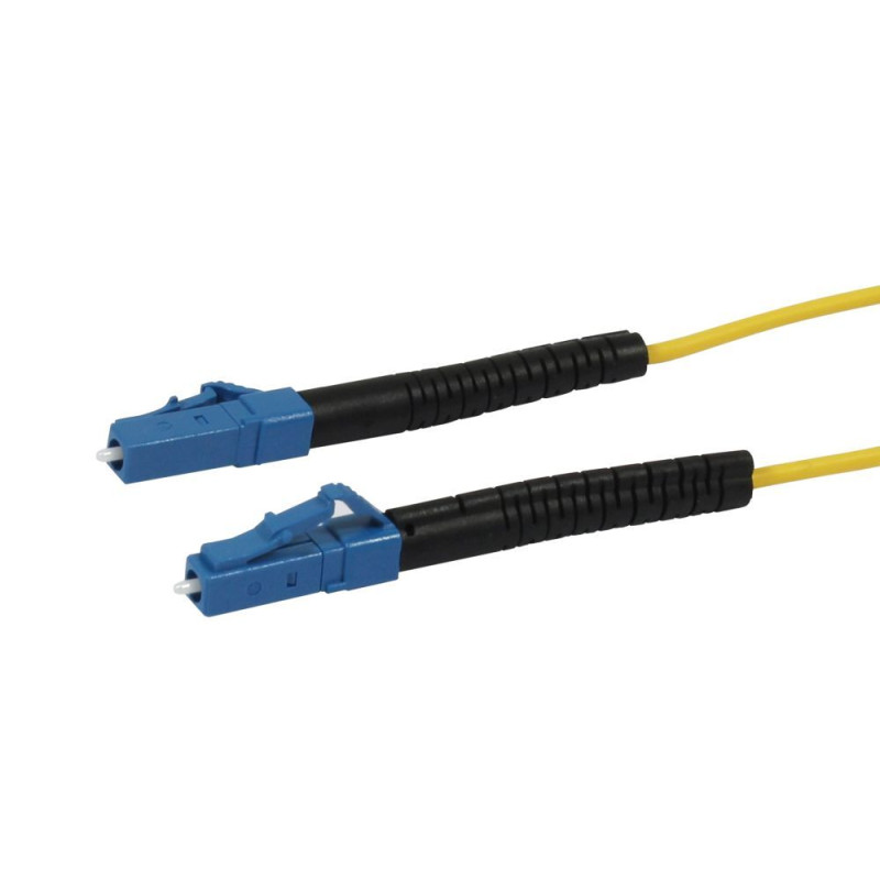 LWL-1-Faser-Patchk. 0.40mtr.LC-LC, 9/125u, OS2, G657A2, AD2mm, flexible Knickschutztülle, Synergy21. 