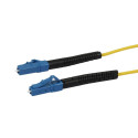 LWL-1-Faser-Patchk. 0.55mtr.LC-LC, 9/125u, OS2, G657A2, AD2mm, flexible Knickschutztülle, Synergy21. 