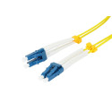 Fiber optic 2-fiber patch kit. 0.25mtr.LC-LC, 9/125um, OS2, AD2mm, flexible anti-kink sleeve, G657.A2, Synergy 21