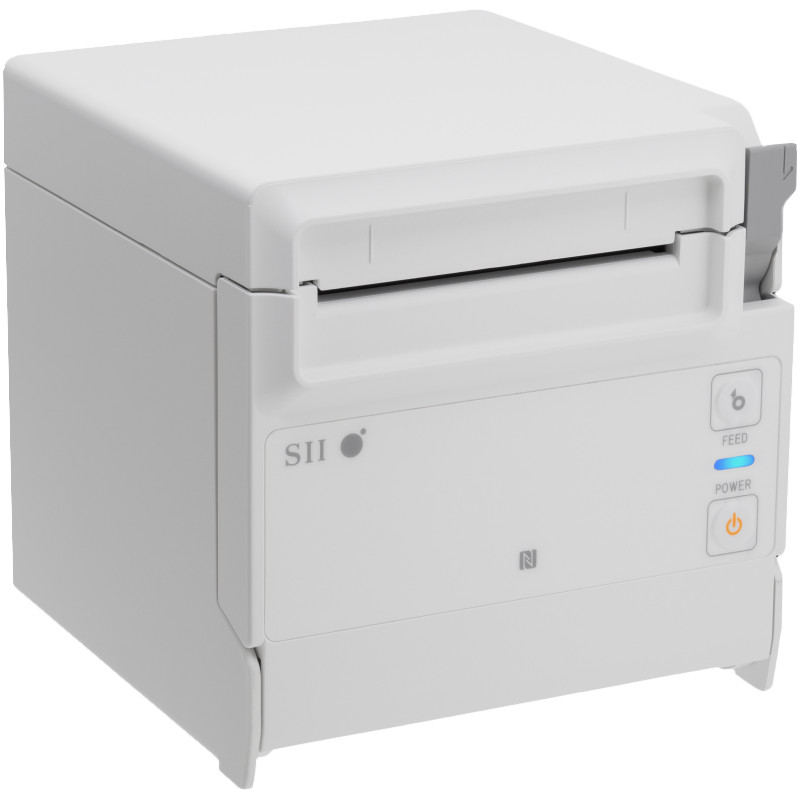 Cash register printer/receipt printer Seiko RP-F10, USB/USB-A, white (light grey) (RP-F10-W27J1-2 10819)