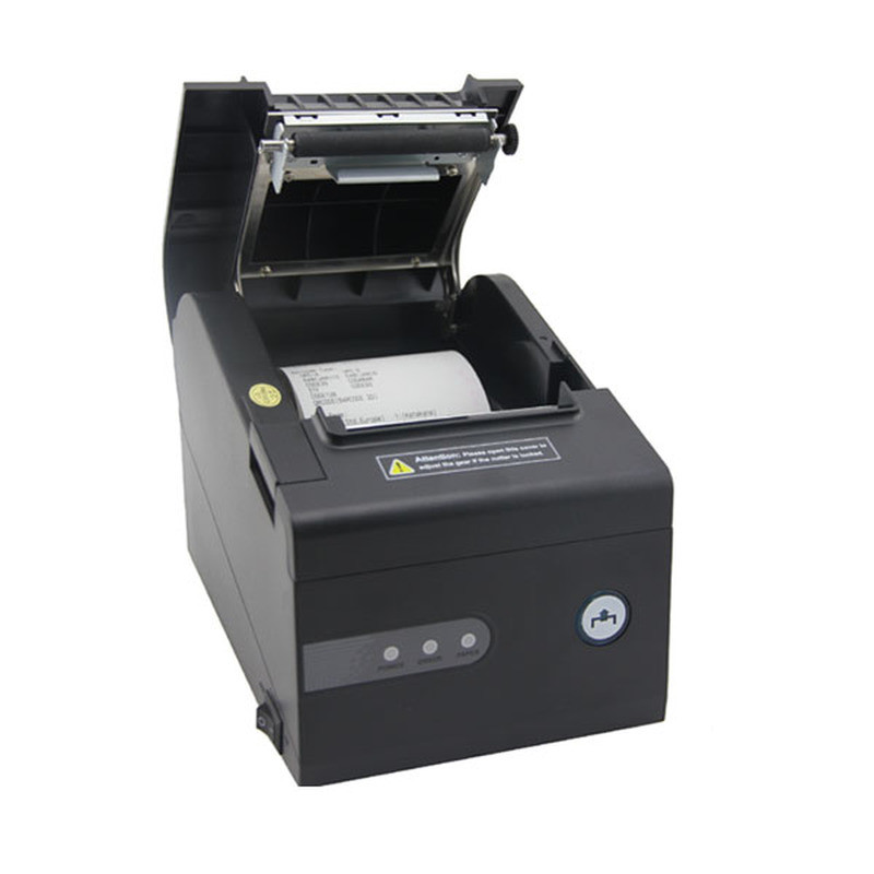 Cash register receipt printer, thermal printing ALL-80260J, USB & LAN & RS232, black