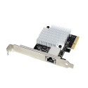 ALLNET PCIe 10G X4 10G/5G/2.5G/1GBit Single Port PCIe LAN Card - Copper RJ45 "NbaseT" ALL0138v4-1-10G-TX