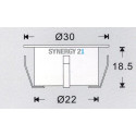 Synergy 21 Bodeneinbaustrahler ARGOS round mini IP67 cw