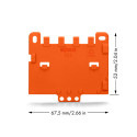 Wago Series 222 - Strain relief plate (10 pieces)