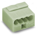 Wago Series 243- 4-conductor micro terminal (100 pieces) light gray