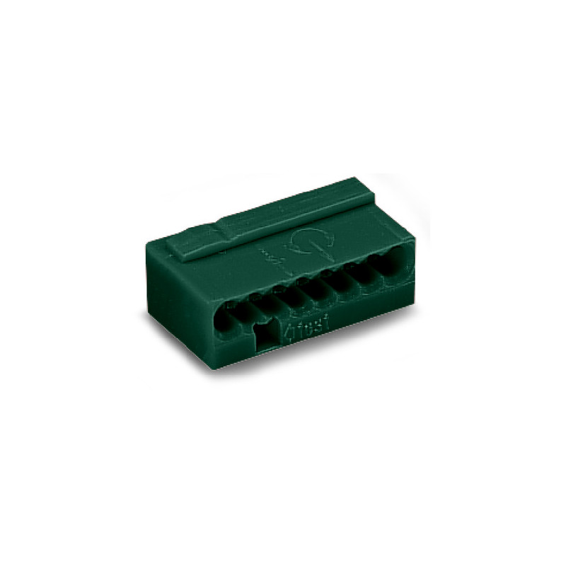 Wago Series 243- 8-conductor micro terminal (50 pieces) black