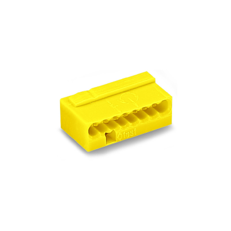 Wago Series 243- 8-conductor micro terminal (50 pieces) yellow