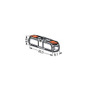 Wago Series 221 - Through-connector -2*4mm (60 pieces)