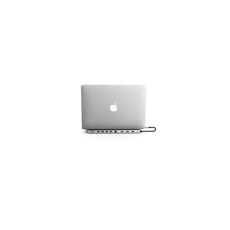Plusonic USB-C Docking Adapter/Hub 9in1 with HDMI/DP/LAN/USB