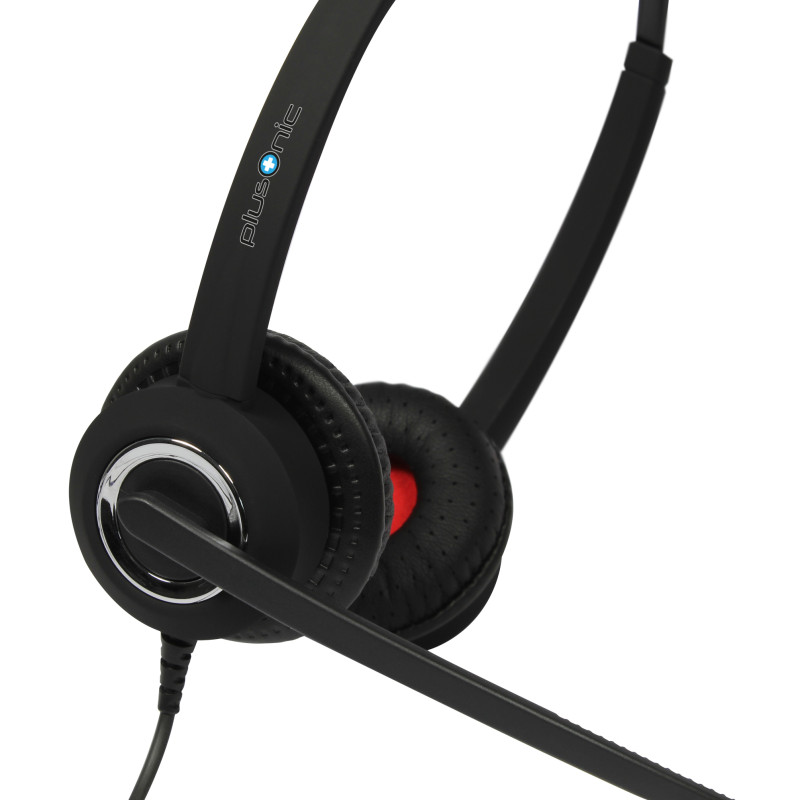 Plusonic USB Headset 10.2P, binaural, compatible BBB
