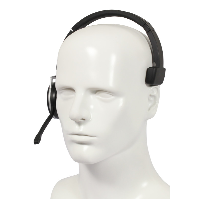 Plusonic Business Headset, 15.1P, monaural, USB & 3,5mm Klinke
