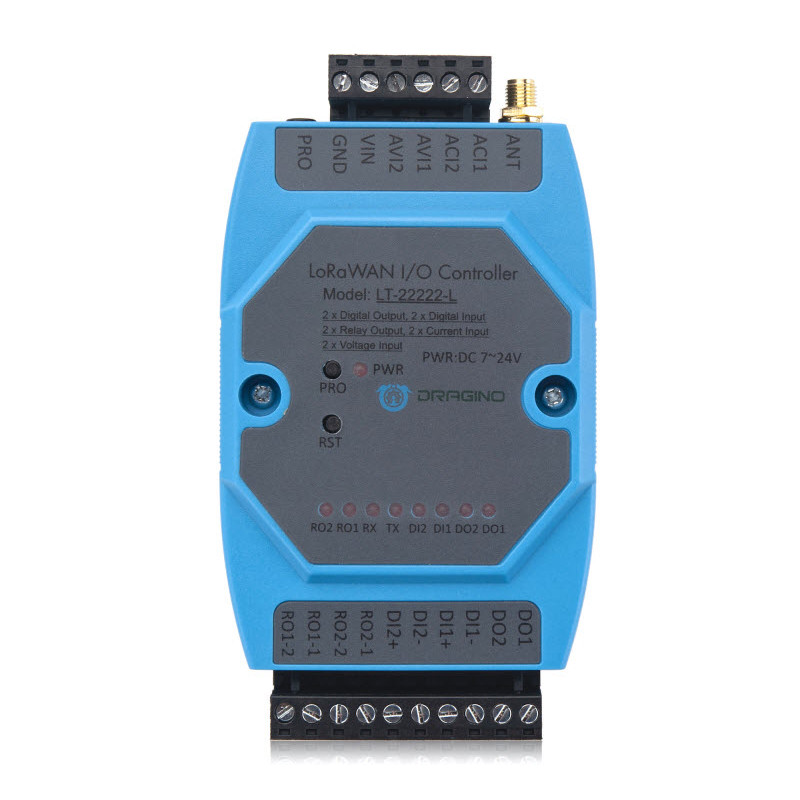 DRAGINO · Controller · LoRa · LoRaWAN I/O Controller · LT-22222-L-EU868