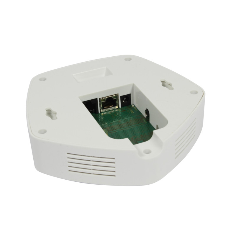 ALLNET CO2 ambient air light with RGBW LEDs / 1x MSR sensor port / LAN (PoE) & WIFI (power supply unit)