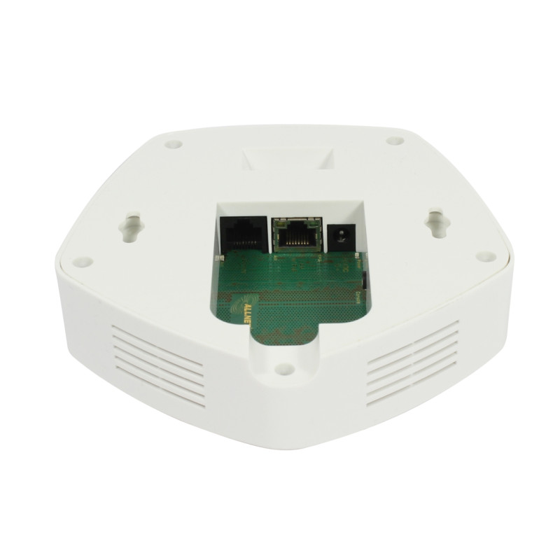 ALLNET CO2 ambient air light with RGBW LEDs / 1x MSR sensor port / LAN (PoE) & WIFI (power supply unit)