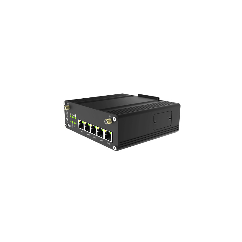 Milesight IoT Industrial Cellular Router, UR75-L04EU-G-P-W 4G / Wi-Fi / GPS / POE