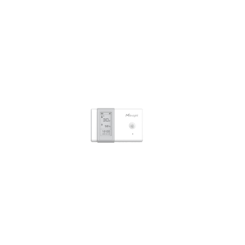 Milesight IoT Indoor Ambience Monitoring Sensor, AM104-868M LoRaWAN / Temp. / Humidity / Light / PIR / E-Ink Display