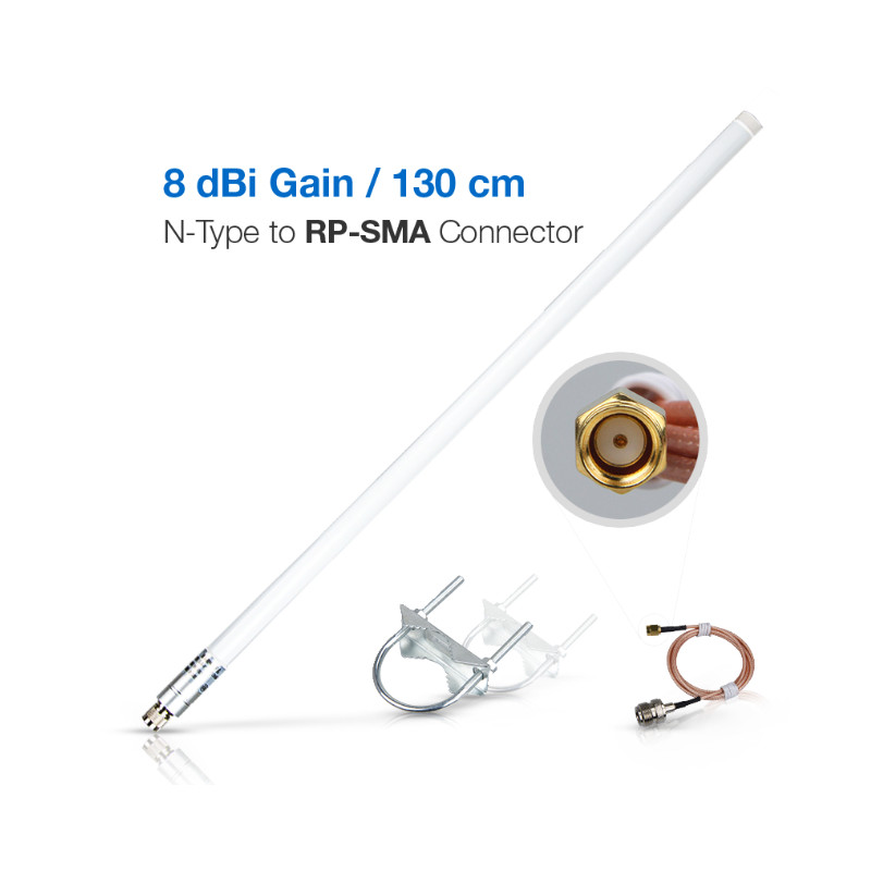 RAK Wireless · LoRa · Accessories · Helium · 8dBi Fiber Glass Antenna 858-878MHz · SMA
