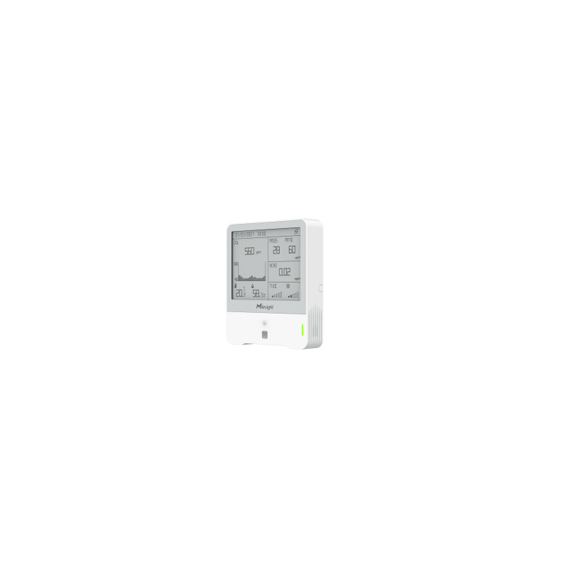 Milesight IoT Indoor Ambience Monitoring Sensor, AM319-868M-O3 LoRaWAN / Temp. / Humidity / CO2 / PIR / Light / TVOC / hPA / PM 