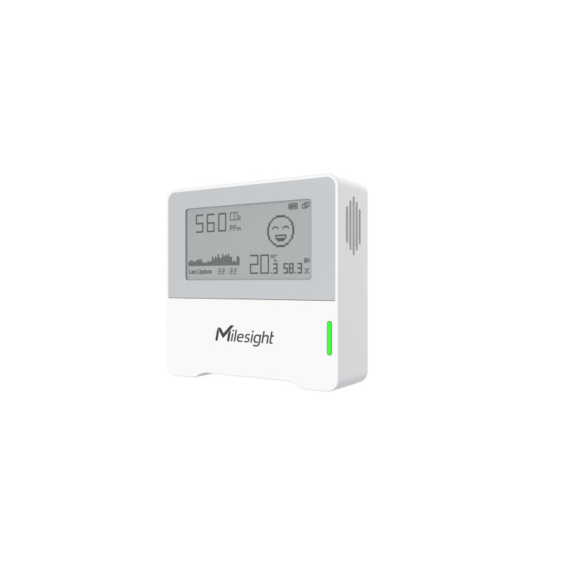 Milesight IoT Indoor Ambience Monitoring Sensor, AM103-868M LoRaWAN / Temp. / Humidity / CO2 / E-Ink Display