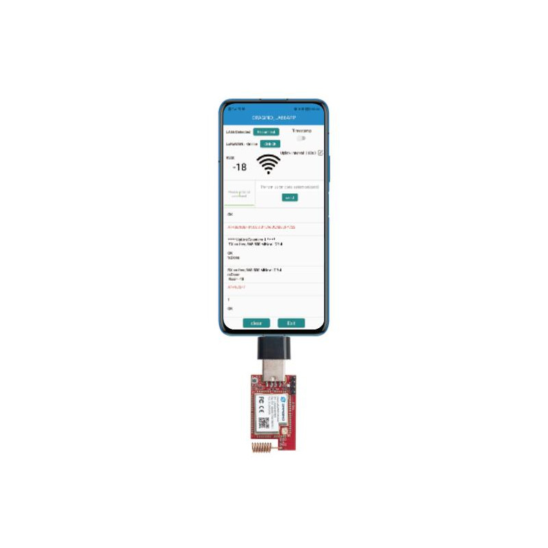 DRAGINO · LoRa · LA66 USB-Adapter mit Gehäuse & SMA· LA66-EU868 | LA66 USB Adapter V2-EU868