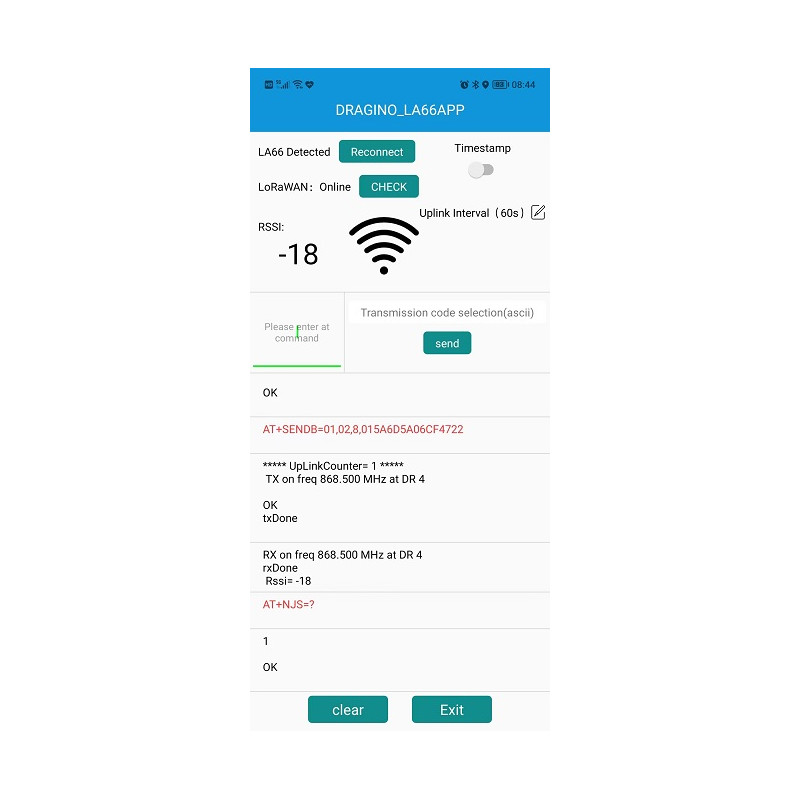 DRAGINO · LoRa · LA66 USB adapter with housing & SMA · LA66-EU868 | LA66 USB Adapter V2-EU868