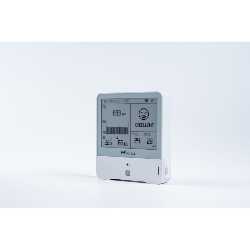Milesight IoT Indoor Ambience Monitoring Sensor, AM308-868M LoRaWAN / Temp. / Humidity / CO2 / PIR / Light / TVOC / hPA / PM 2.5