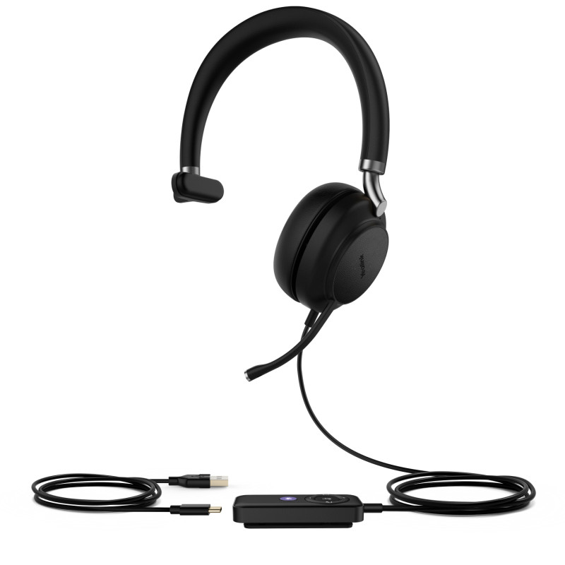 Yealink Bluetooth Headset - UH38 Mono Teams -W/O BAT USB-C