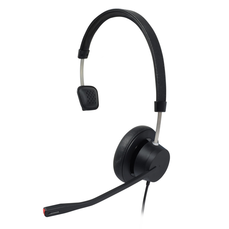 Plusonic wired headset VT X140 monoaural
