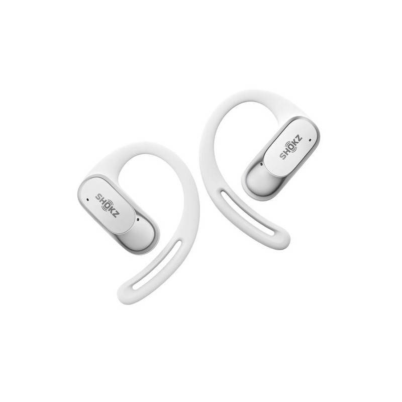 SHOKZ OpenFit Air White Bluetooth Wireless Bone Conduction Headset | T511-ST-WT