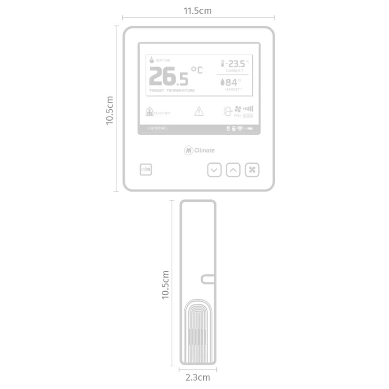 MClimate Fan Coil Thermostat (FCT)