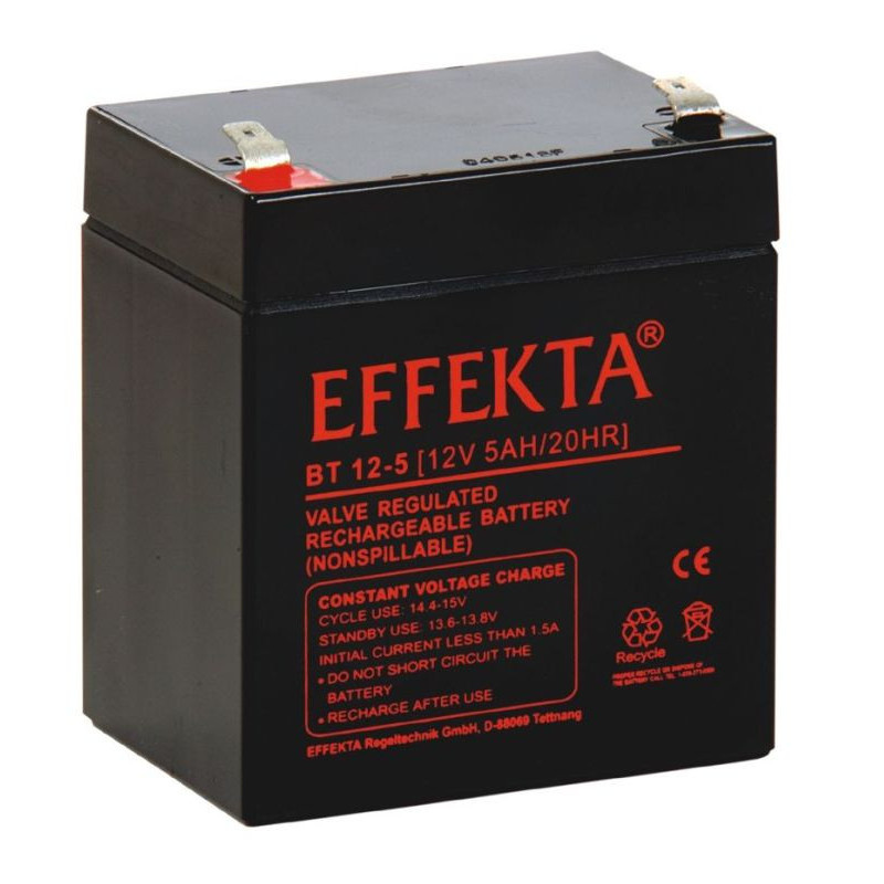 Effekta zbh. Akku, 12V-5AH, Effekta - Artmar Electronic & Security AG 