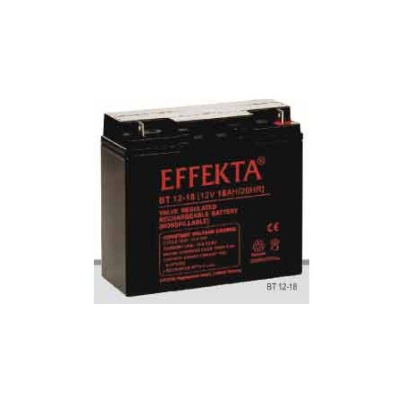 Effekta zbh. Akku 12V-18AH, Effekta - Artmar Electronic & Security AG 