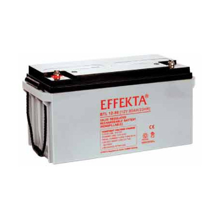 Effekta eg battery 12V/ 80Ah, 10-year batteries Effekta - Artmar Electronic & Security AG