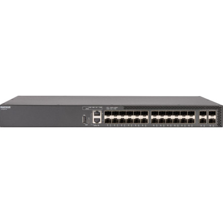 CommScope RUCKUS ICX8200-24 Switch, 24x10/100/1000 Mbps ports, 4x25 GbE SFP28 stacking/uplink-ports Ruckus Networks - Artmar Ele