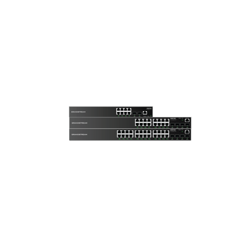 Grandstream GWN7803, Managed Switch, 24x Gigabit ports, 4x SFP, L2 layer Grandstream - Artmar Electronic & Security AG 