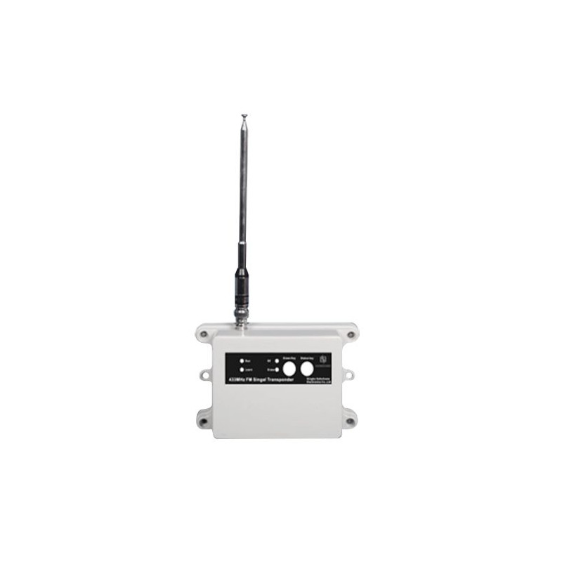 Radio repeater for solar infrared light barrier