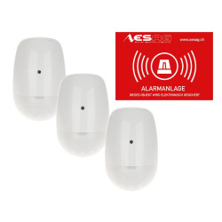 HikVision - Wireless motion detector combo (PIR&glass breakage) SET of 3