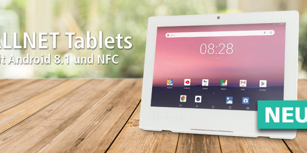 Allnet Tablets: Neue Features mit Android 8.1 und NFC-Technologie